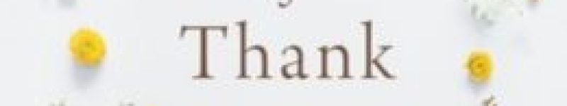 The Power of Thank You